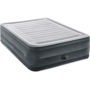 Intex Dura-Beam Deluxe Comfort Plush Air Mattress Series with Internal Pump